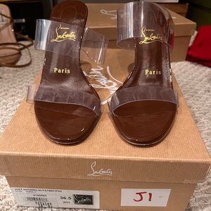 Christian louboutin “just nothing” heels